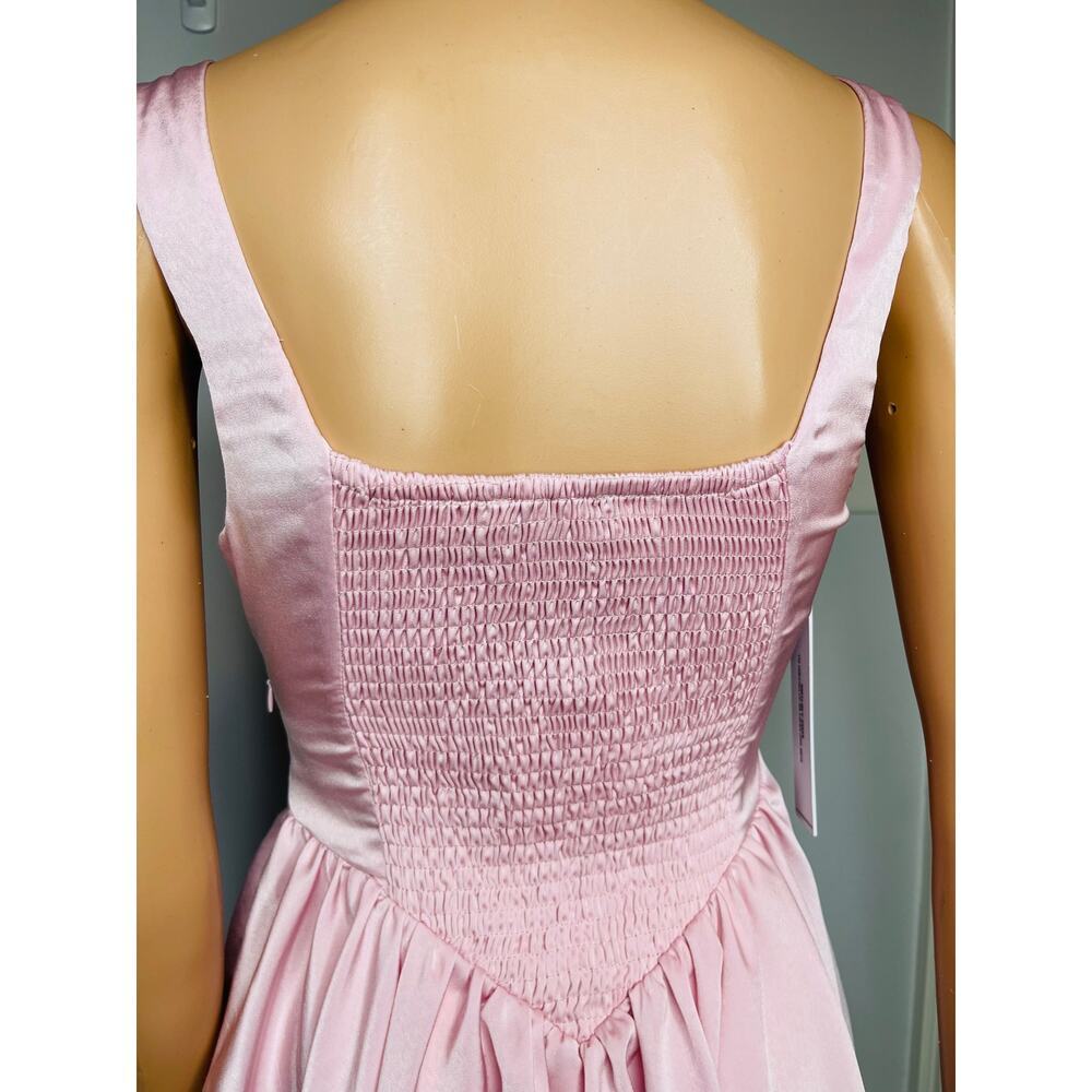 Princess Polly womens Straplie Mini Dress Pink size 0 New with tags Coquette - Picture 12 of 14